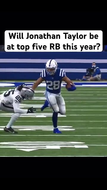 Will Jonathan Taylor be a top five RB this year? #footballshorts #football #nfl #sportsnews #sports