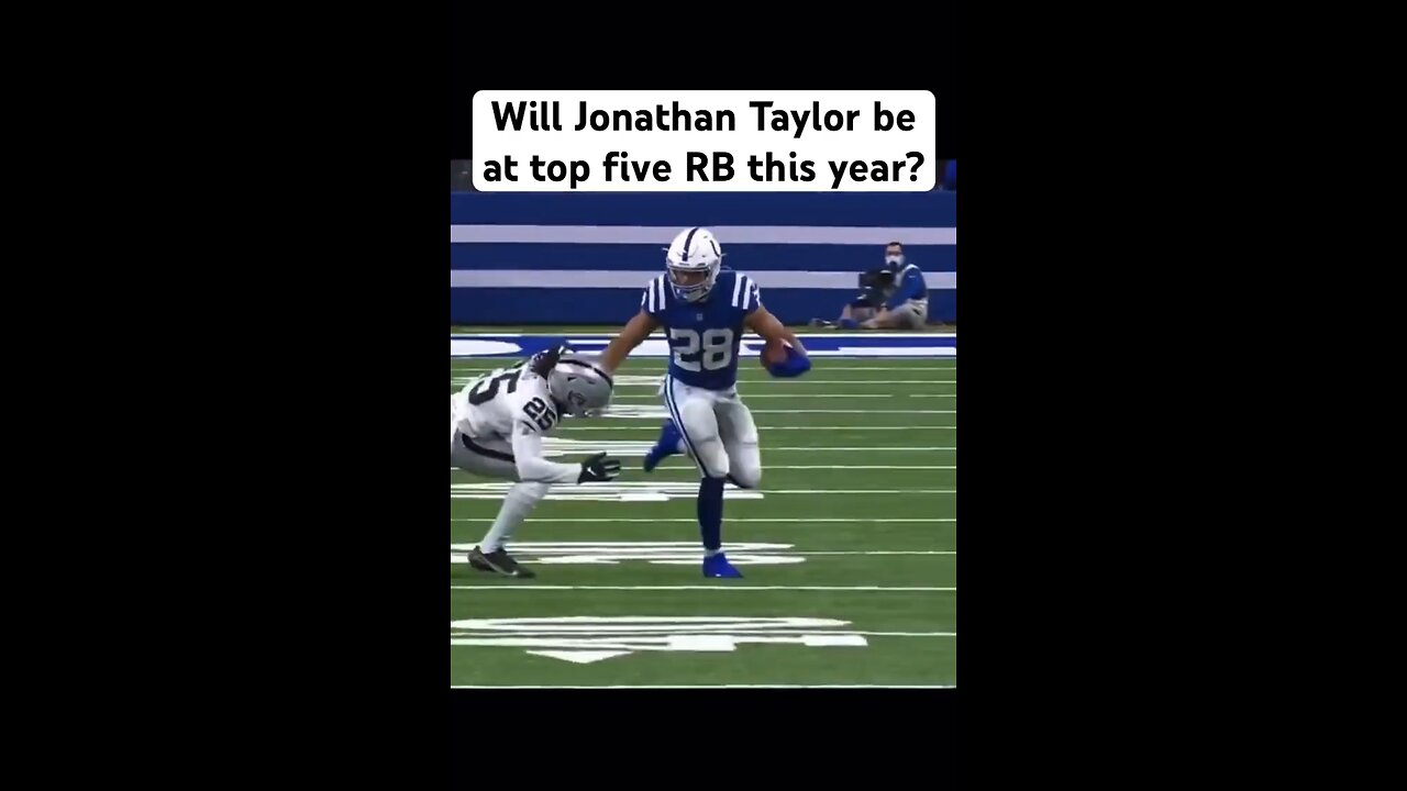 Will Jonathan Taylor be a top five RB this year? #footballshorts #football #nfl #sportsnews #sports