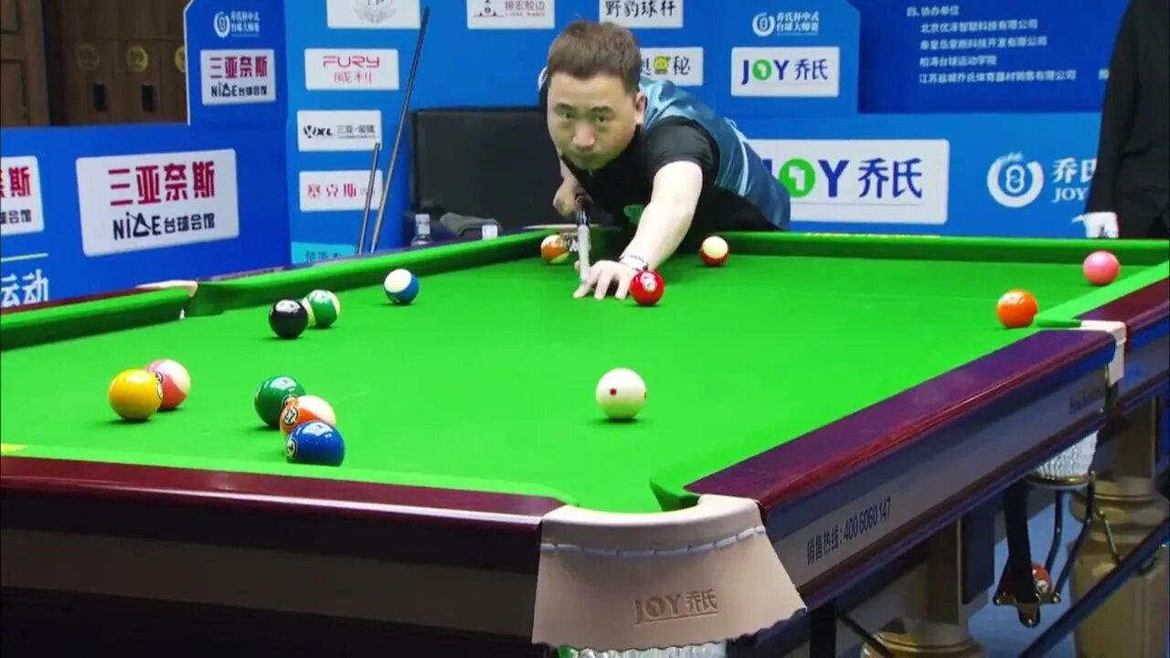 47 Zheng Yubo, the quasi god of Chinese billiards, is a strong winner!