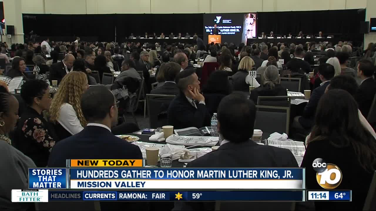 Hundreds honor the life and legacy of Dr. Martin Luther King Jr.