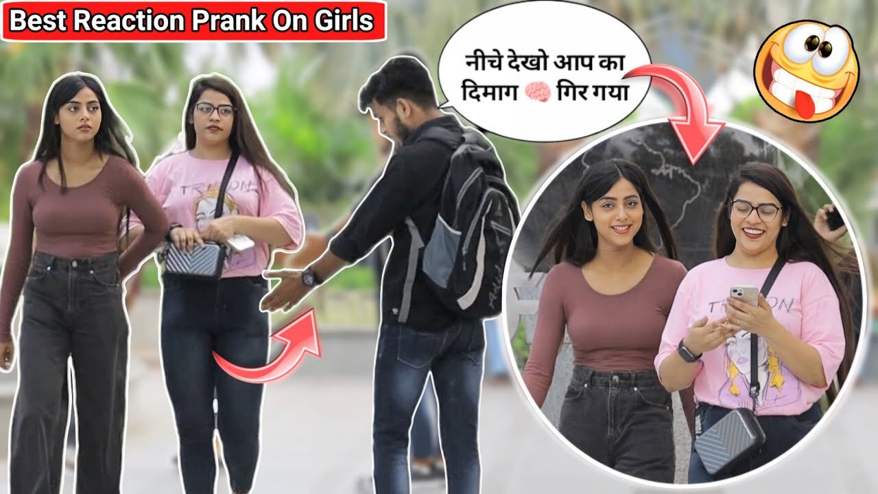 Best Reaction Prank On Girls || Prank Video || Funny Prank 2023 🤣🤣