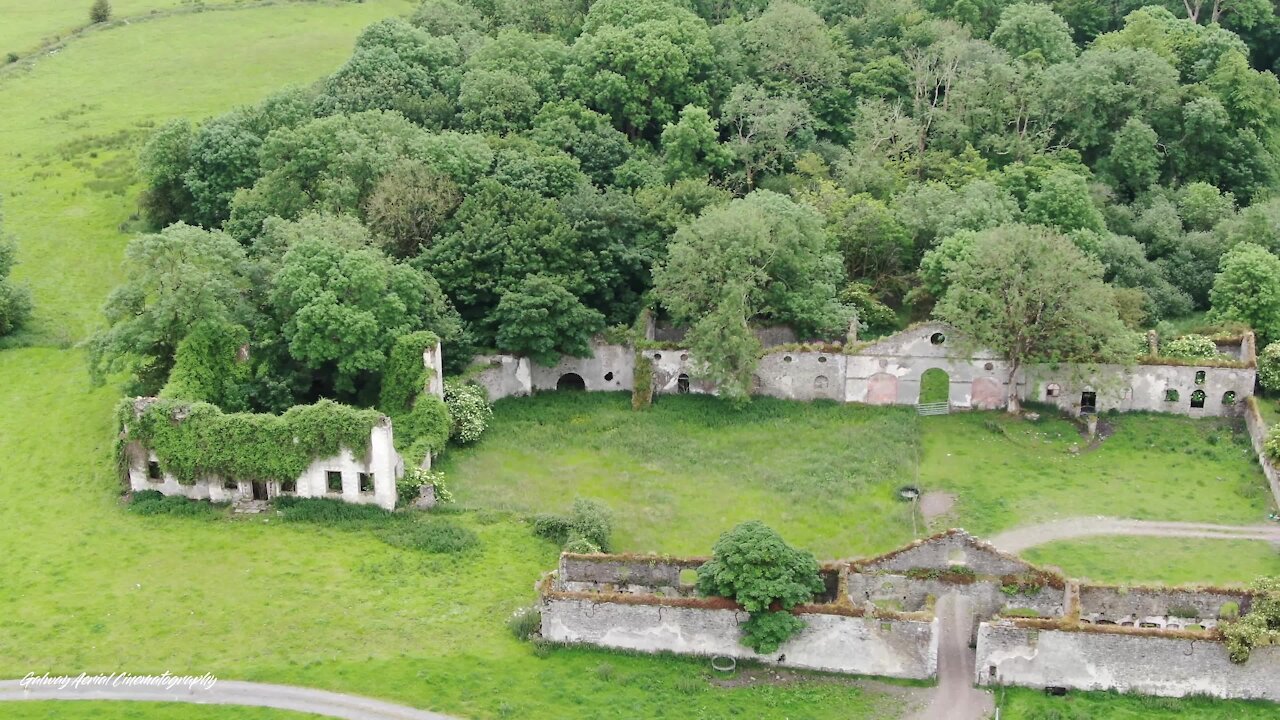 Epic drone footage captures ancient castle ruins in Ireland