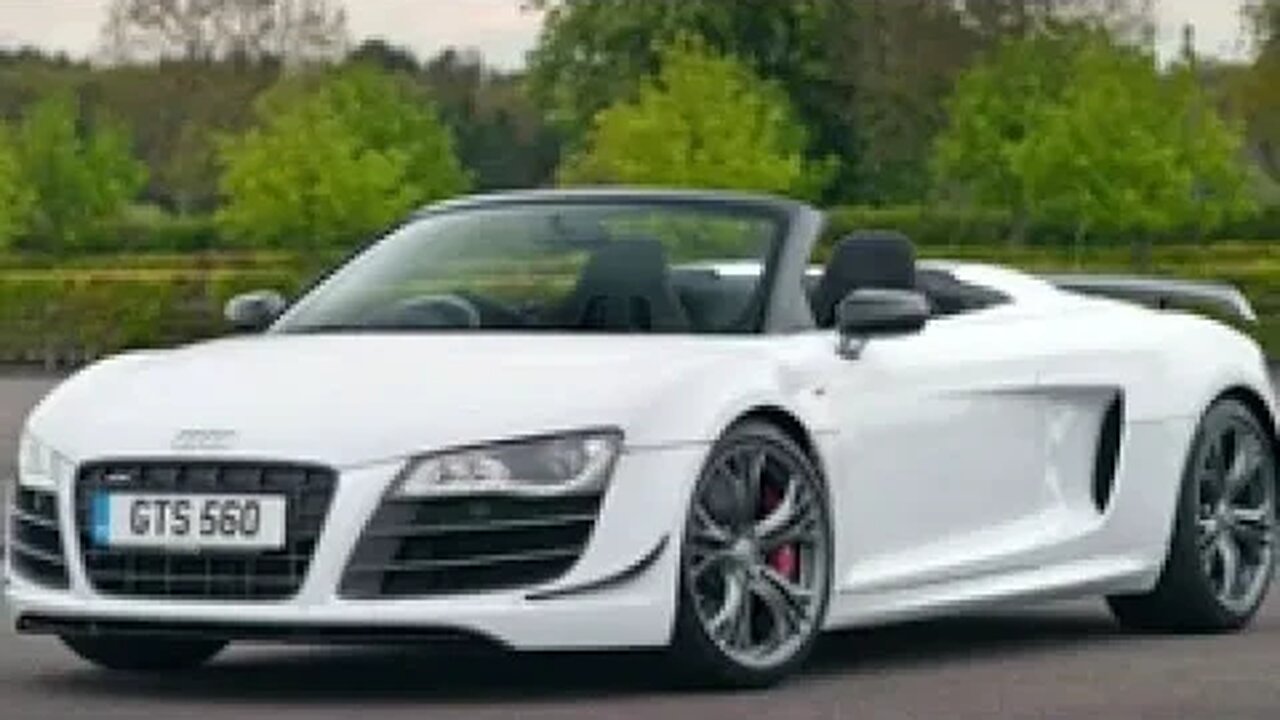 Audi R8 spyder white Neymar jr 9