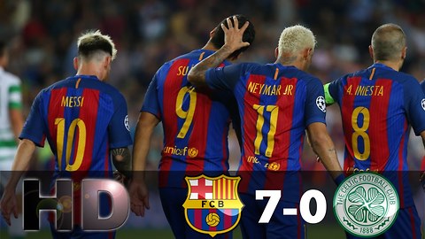 Barcelona vs Celtic 7-0