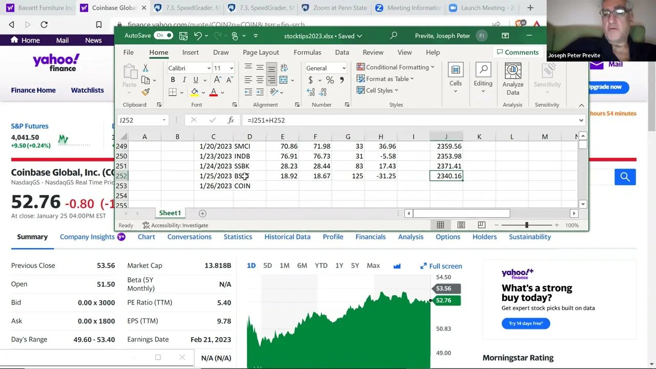 today's daily stock tip 1/26/2023 (in a minute)