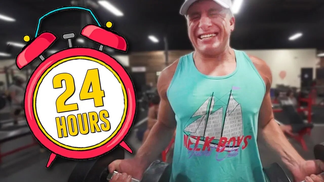 Spending 24 Hours In The Gym - Deleted Stevewilldoit Video