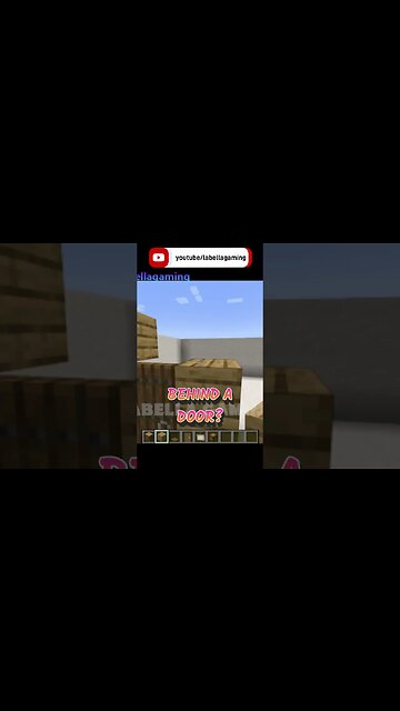 HIDE Your Stuff Behind DOORS | Minecraft