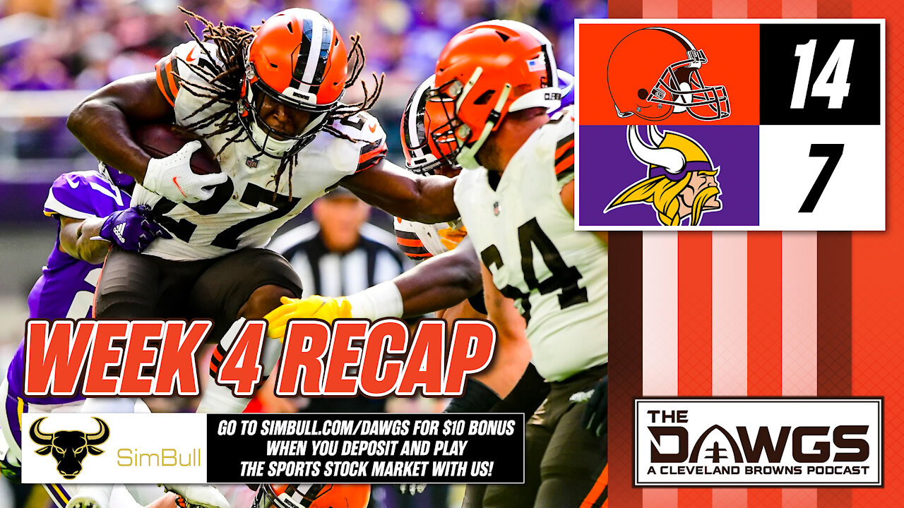 Week 4 Recap: Browns at Vikings