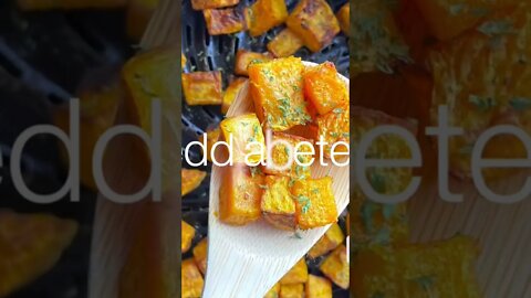 Latest recipe air fryer butternut squash. Check out the full recipe video.