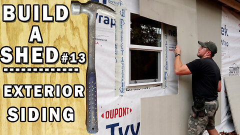 Build a Shed - Exterior Siding - Video 13/17