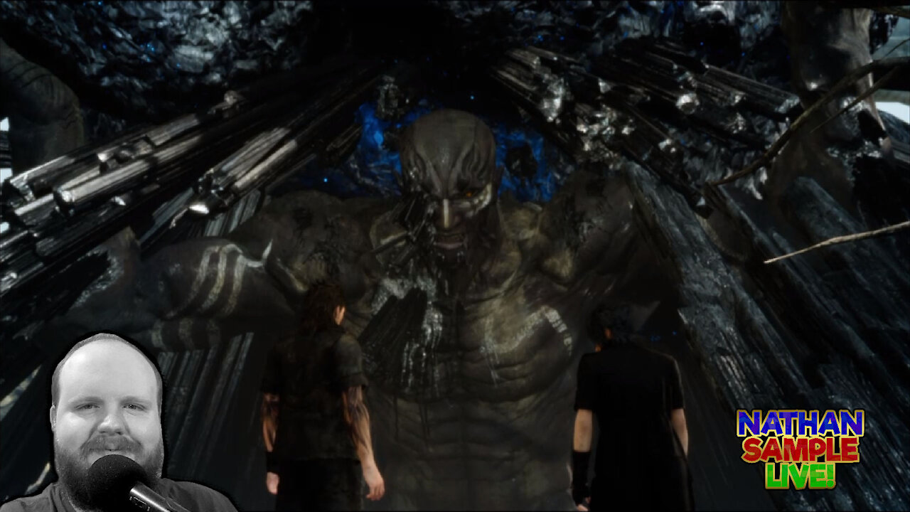 Defeating the titan in Final Fantasy 15!