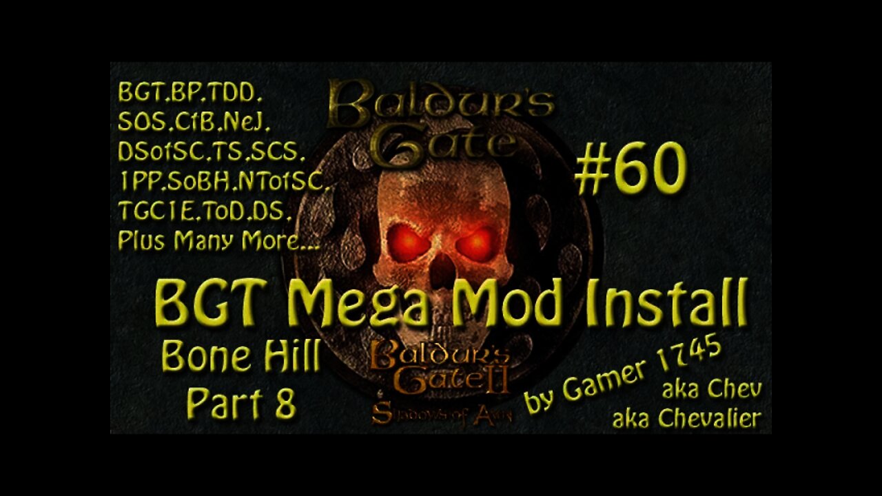 Let's Play Baldur's Gate Trilogy Mega Mod Part 60 - The Secret of Bone Hill