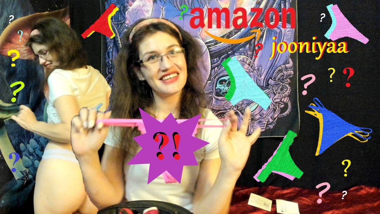 jooniyaa Amazon Mystery Blind Bag Thong Panty Try on Haul