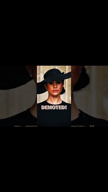 Meghan Markle & Prince Harry Demoted #shorts #meghanmarkle #princeharry #Harryswife