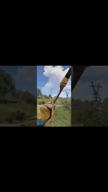 First Bow Kill Outside Aim Training! #shorts #rust #rustpvp