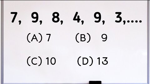 Use your mind, Find the trick and answer the next number of the series | Challenge