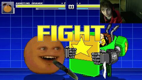 Annoying Orange VS Baby Commando In An Epic Battle In The MUGEN Video Game With Live Commentary