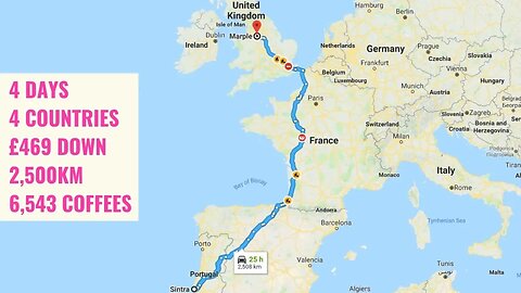 DRIVING ACROSS EUROPE IN THE MOTORHOME