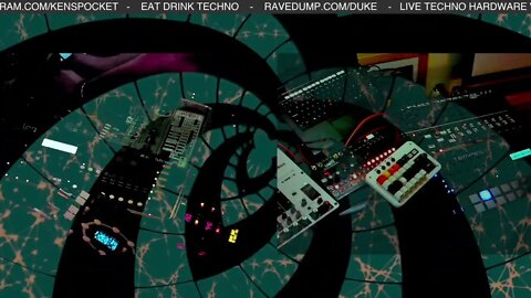 RAVEDUMP HARDWARE TEST SESH - TECHNO AND ELECTRONIC MUSIC WITH DUKE - RAVEDUMP.COM/DUKE - PROGRAMMI