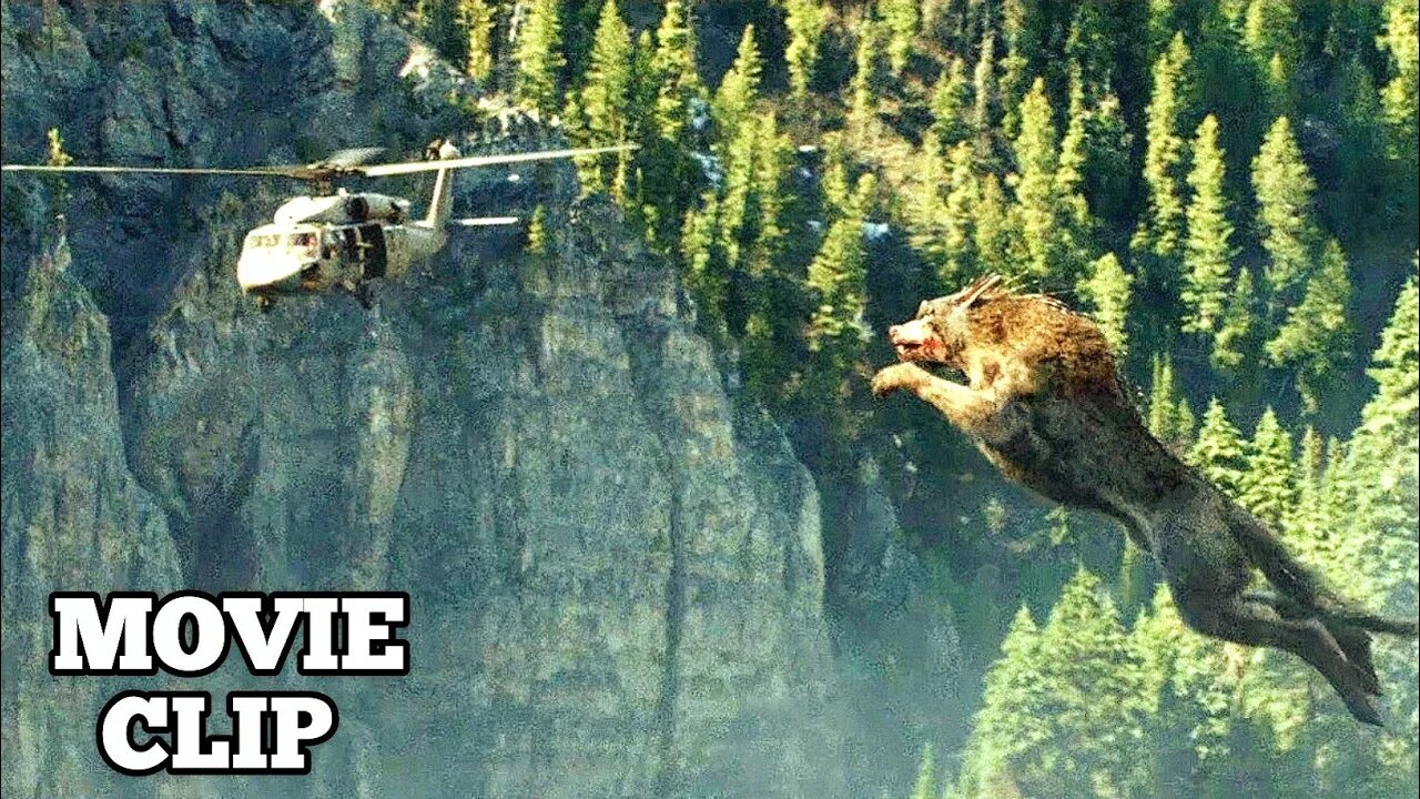 Giant Wolf Attack [4K CLIP] - Rampage - Dwyane Janson Action Adventure Movie