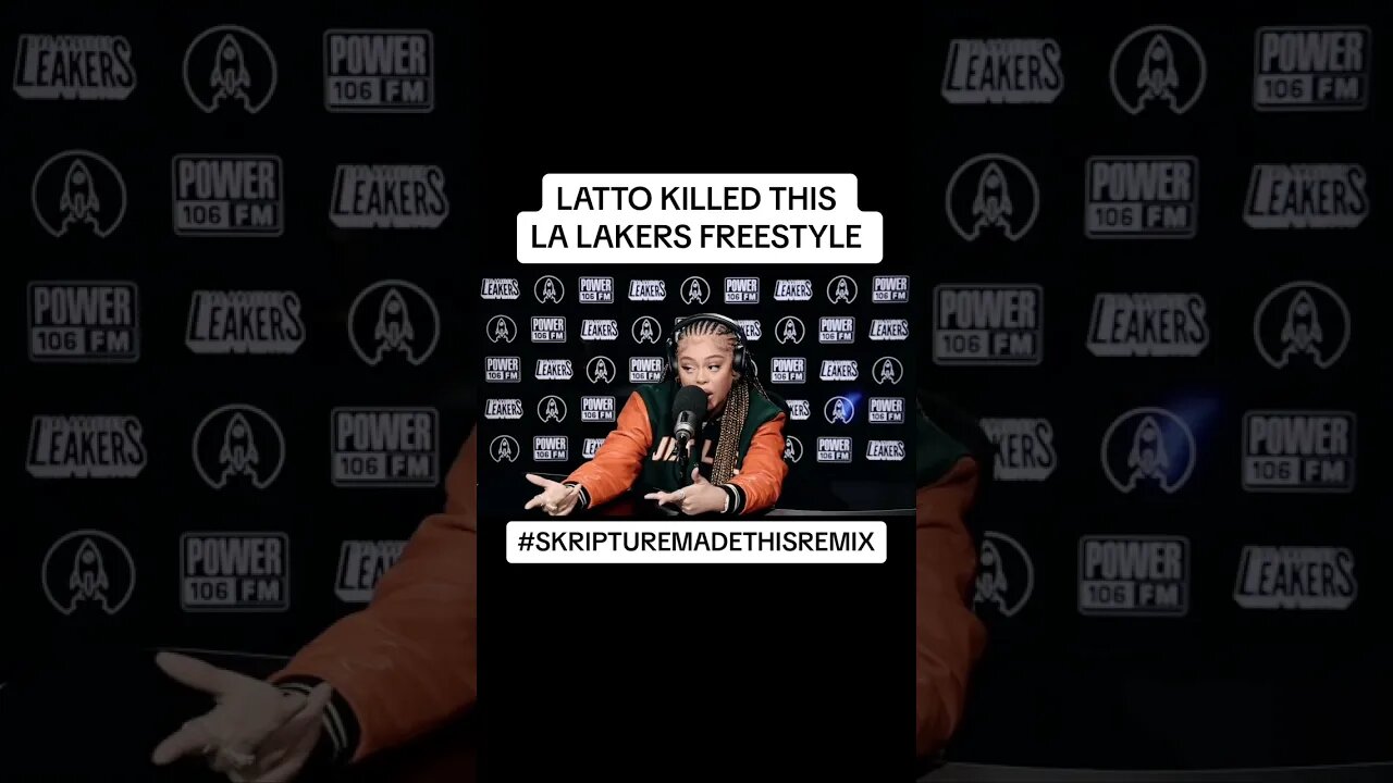 REMIX: LATTO Freestyling on LA LEAKERS