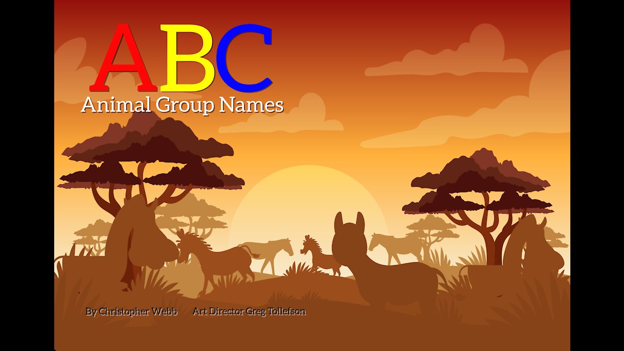 ABC Animal Group Names Book 1