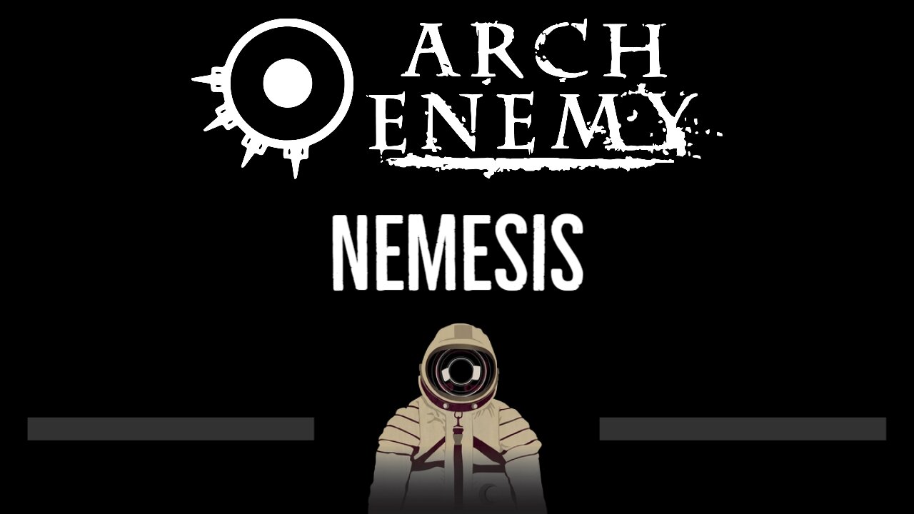 Arch Enemy • Nemesis (CC) 🎤 [Karaoke] [Instrumental Lyrics]