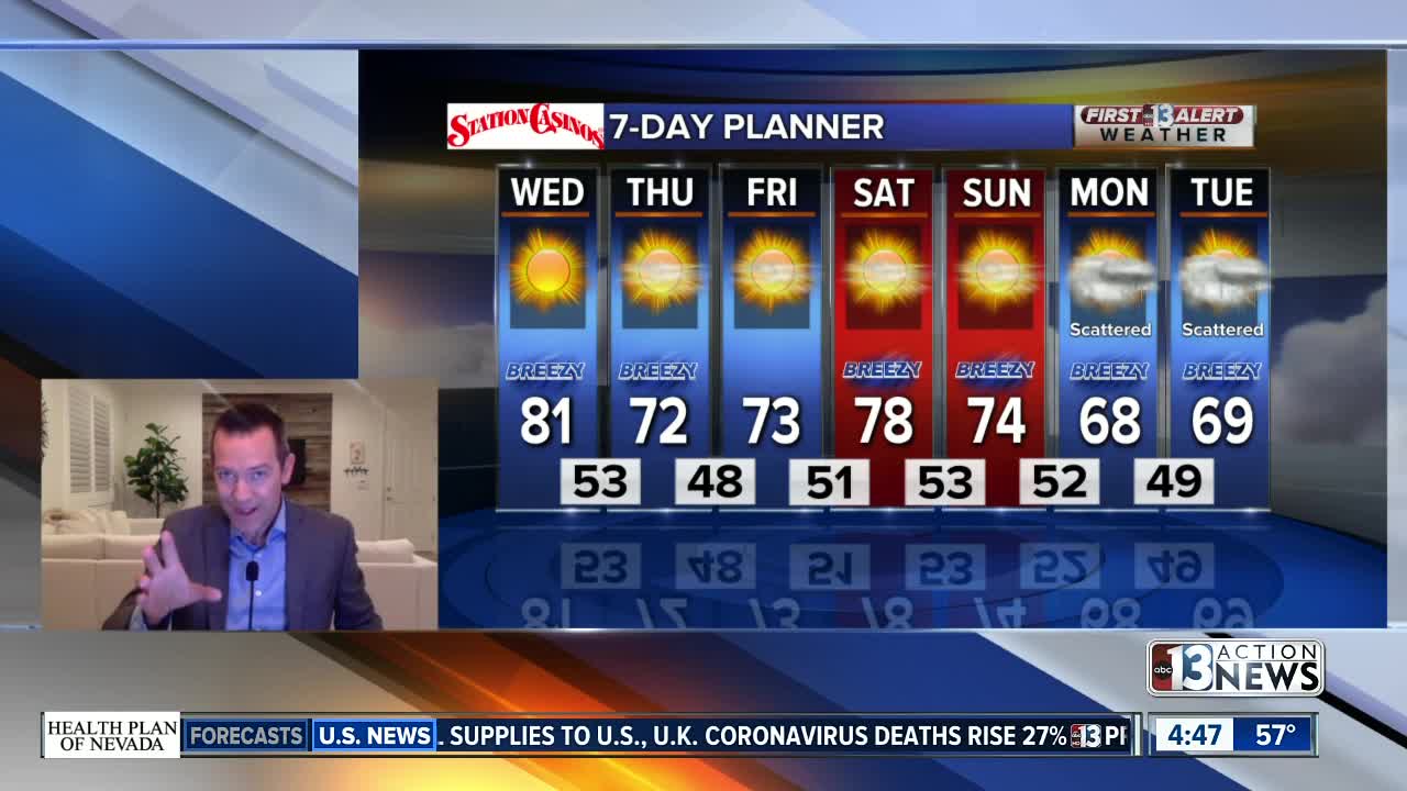 13 First Alert Las Vegas morning forecast | Apr. 1, 2020