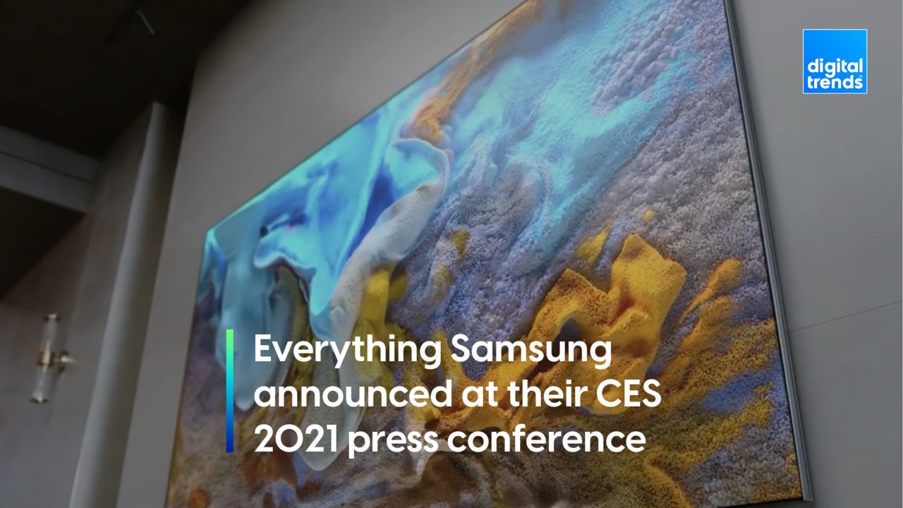 Everything Samsung announced at their CES 2021 press conference