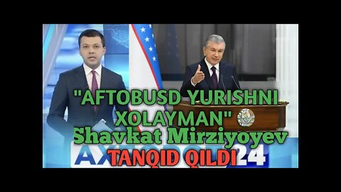 Shavkat Mirziyoyev Toshkentdagi jamoat transporti yuzasidan mas’ul mutasaddilarni tanqid qildi