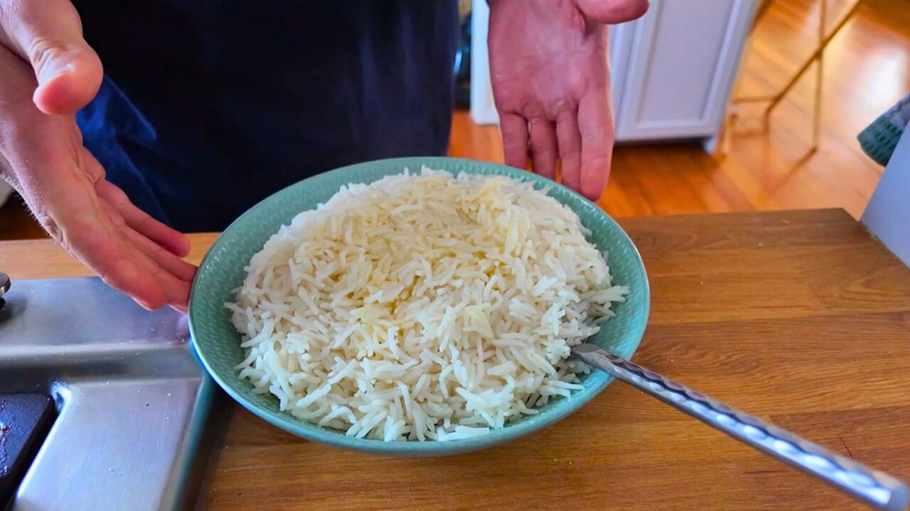 Boiling Rice | How to cook rice step by step.