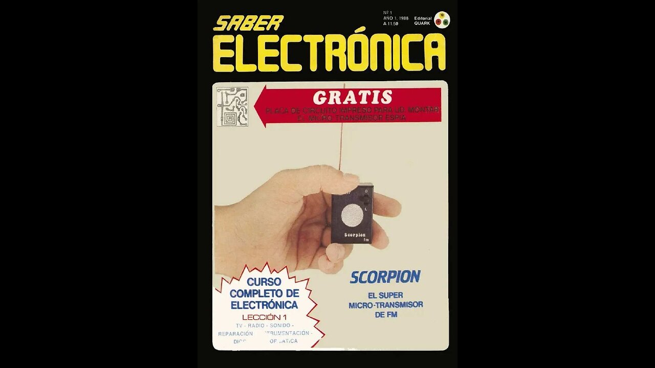 REVISTA DE SABER ELECTRONICA 1 Y 2 DESCARGA GRATIS