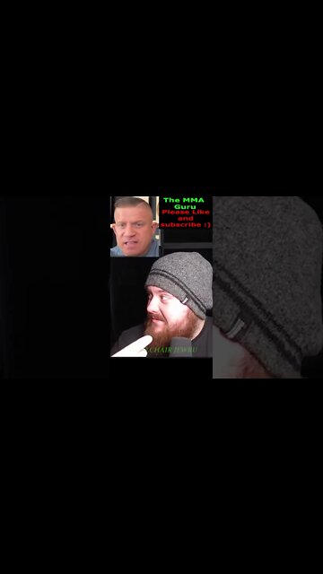 MMA Guru - Jesse ON FIRE making YouTube Shorts with his wife in the background impression .