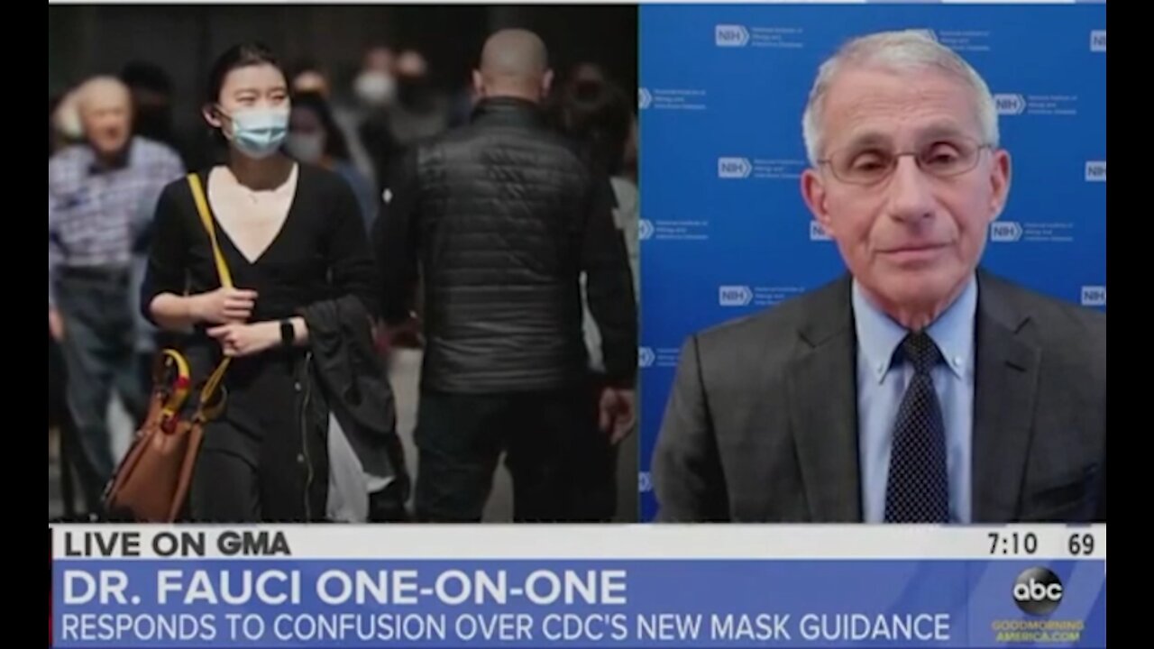 Fauci Finally Admits He Wore A Mask Indoors Purely for Optics-1458