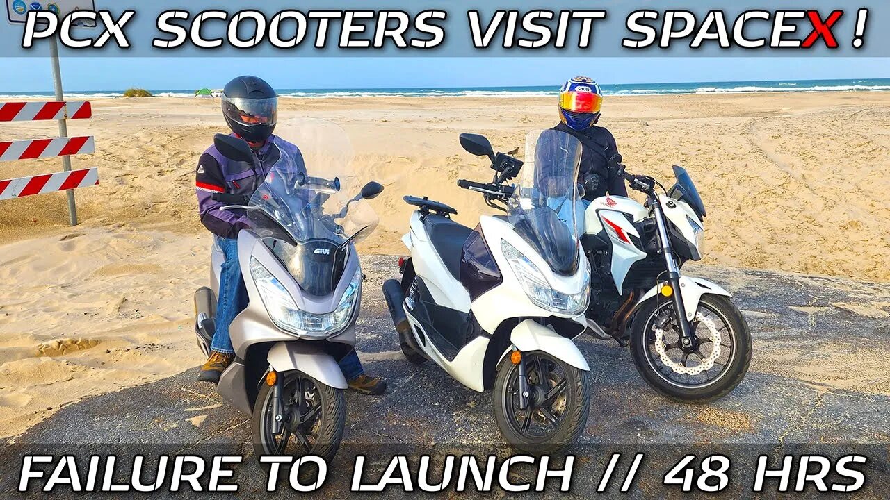 ROADTRIP: Honda PCX 150 Visits SpaceX Starship // Days 2-3