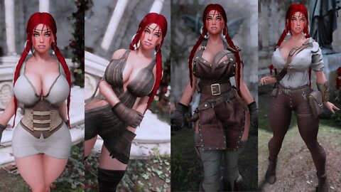 Skyrim Deze Clothing Set CBBE 3BA/BHUNP SE