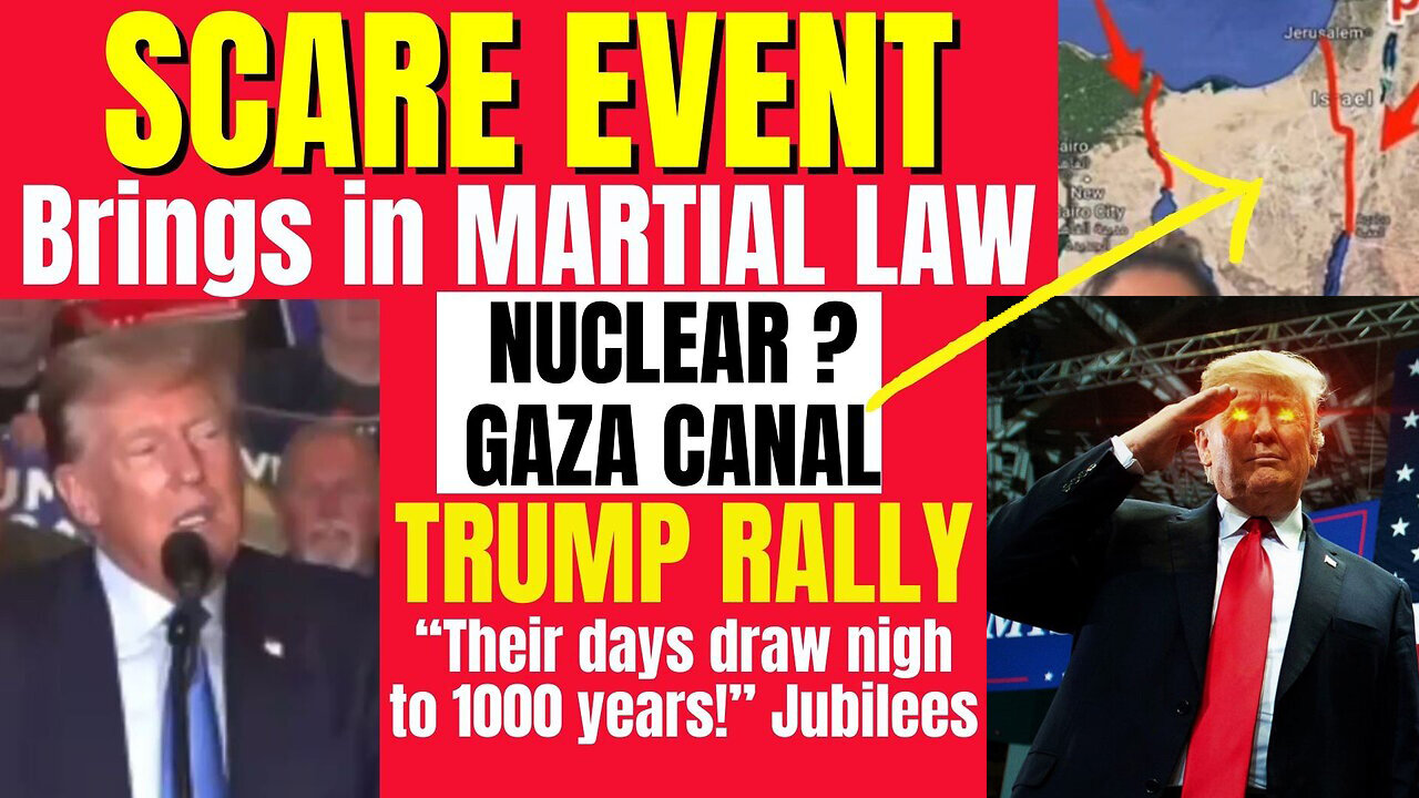 Scare Event Brings in Martial Law - Trump Rally Nov 13.