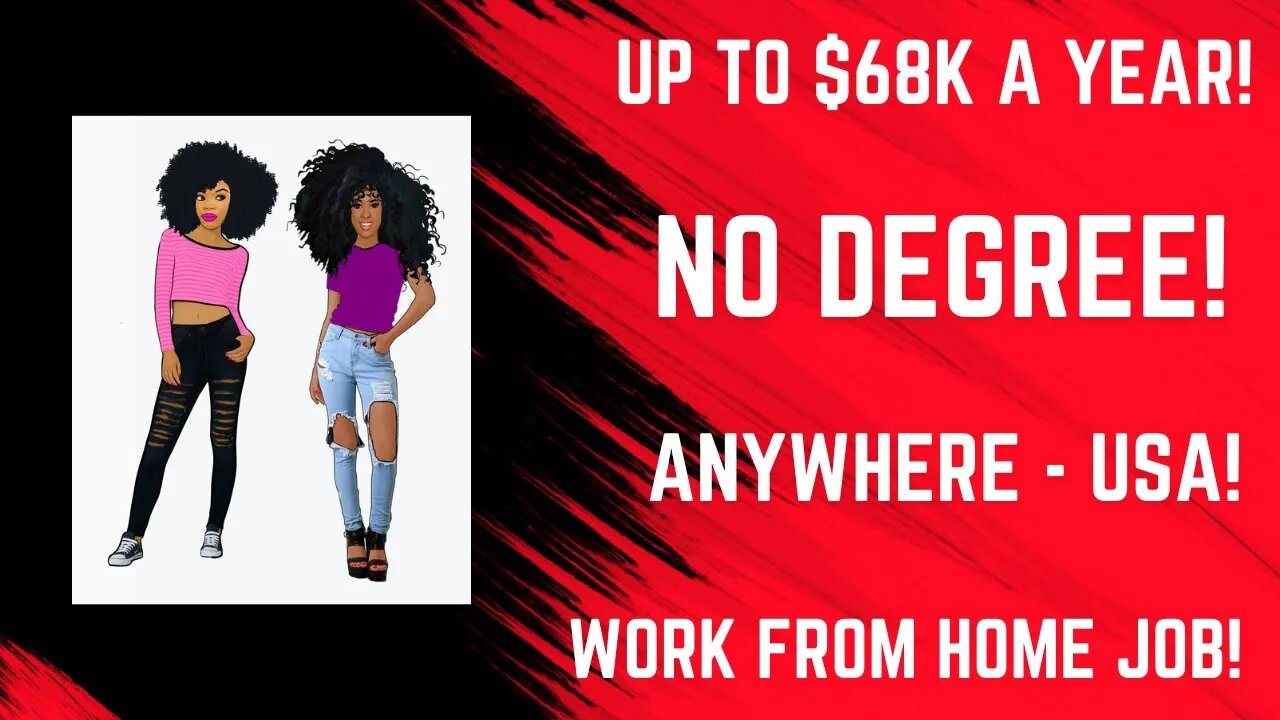 Up To $68K A Year No Degree Anywhere USA Work From Home Job Hiring Now #makemoneyonline #wfh #wfhjob