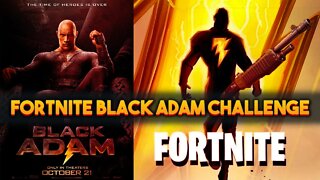 Black Adam Grey Gold And Mythic Challenge : Fortnite