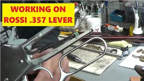 Rossi 92 Lever Action Stainless - Smothing Out The Action - Removing Rough Spots