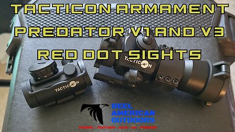 Tacticon Armament V1 and V3 Red Dot Unboxing
