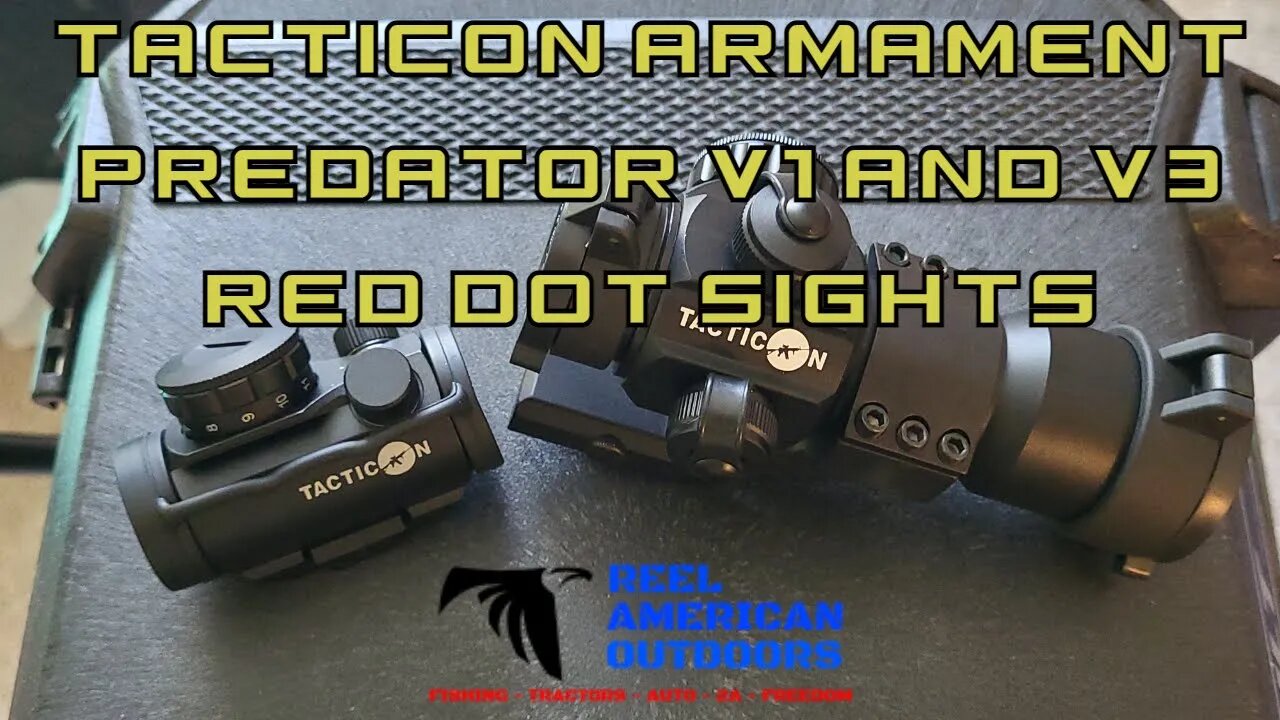 Tacticon Armament V1 and V3 Red Dot Unboxing