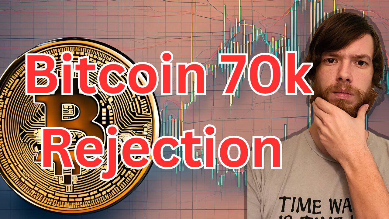 Bitcoin 70k REJECTION! E384 #crypto #grt #xrp #algo #ankr #btc #crypto