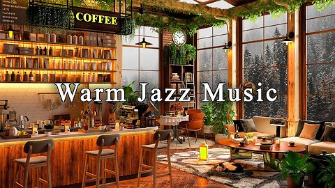 Relaxing Jazz Instrumental Music to Study, Working ☕ Cozy Coffee Shop Ambience & Soothing Jazz Music