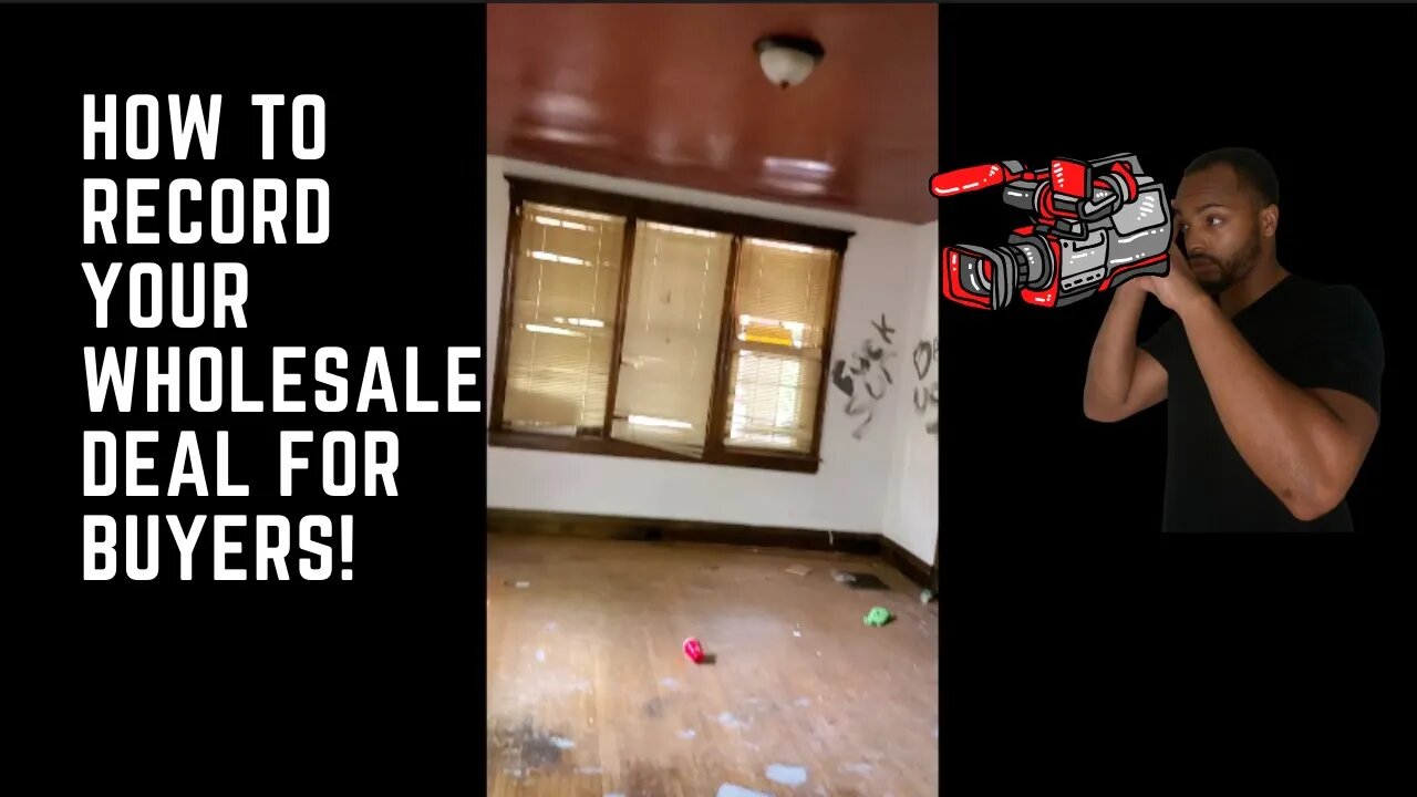 How to Record a Walk Through for a Wholesale Property| Live Demonstration! #S2 #get2steppin