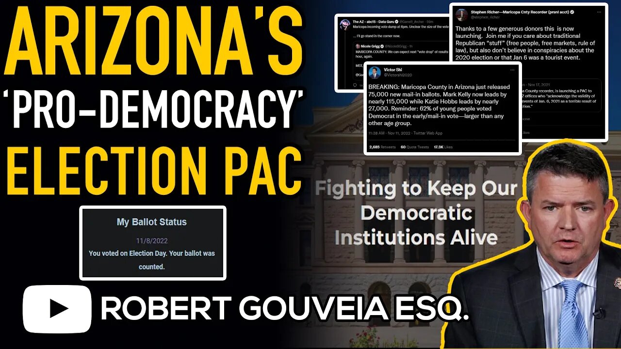 Arizona's "Pro-Democracy GOP" PAC and Stephen Richer's DELETED Tweet