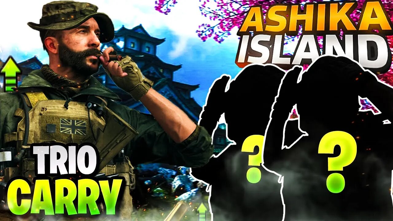 Warzone 2.0 | Insane Trios Carry On Ashika Island For His First Win Ever!!