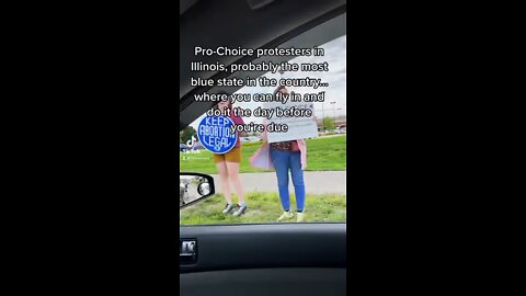 Pro-Choice Signs in Illinois seem silly