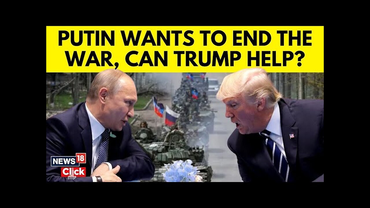 Vladimir Putin Says Russia Is Ready To Compromise With Trump On Ukraine War | N18G | News18