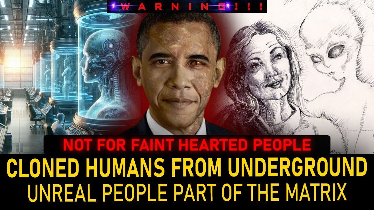 WARNING! CLONED HUMANS FROM UNDERGROUND BASES OF ILLUMINATI. “UNREAL PEOPLE” OF THE MATRIX